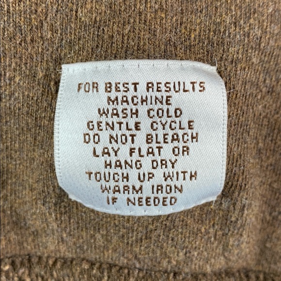 Tommy Bahama Men’s XL Long Sleeve 1/4th Zip Pullover Sweater Brown - Picture 7 of 10